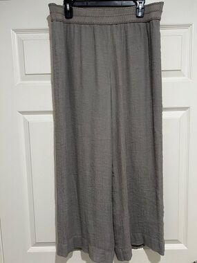 Apt. 9 Taupe Wide-Leg Pull-On Pants